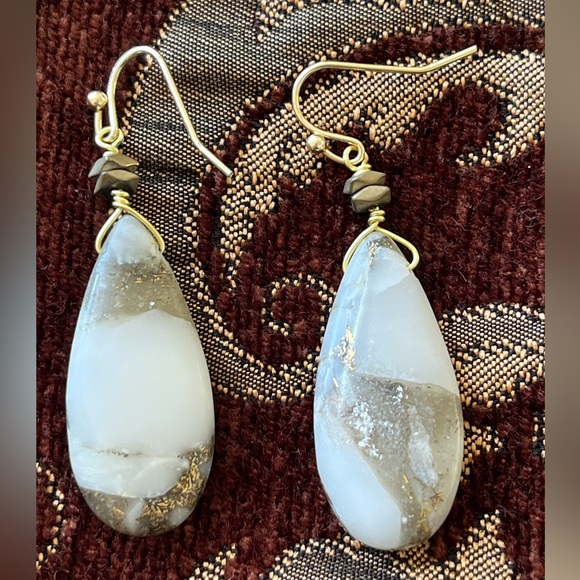 Free people Precious Stone Dangle Earrings - Picture 4 of 4